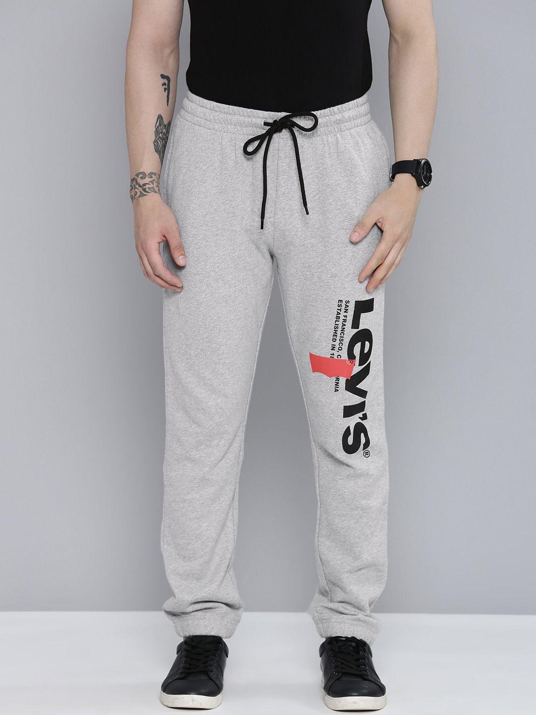 levis men brand logo printed track pants