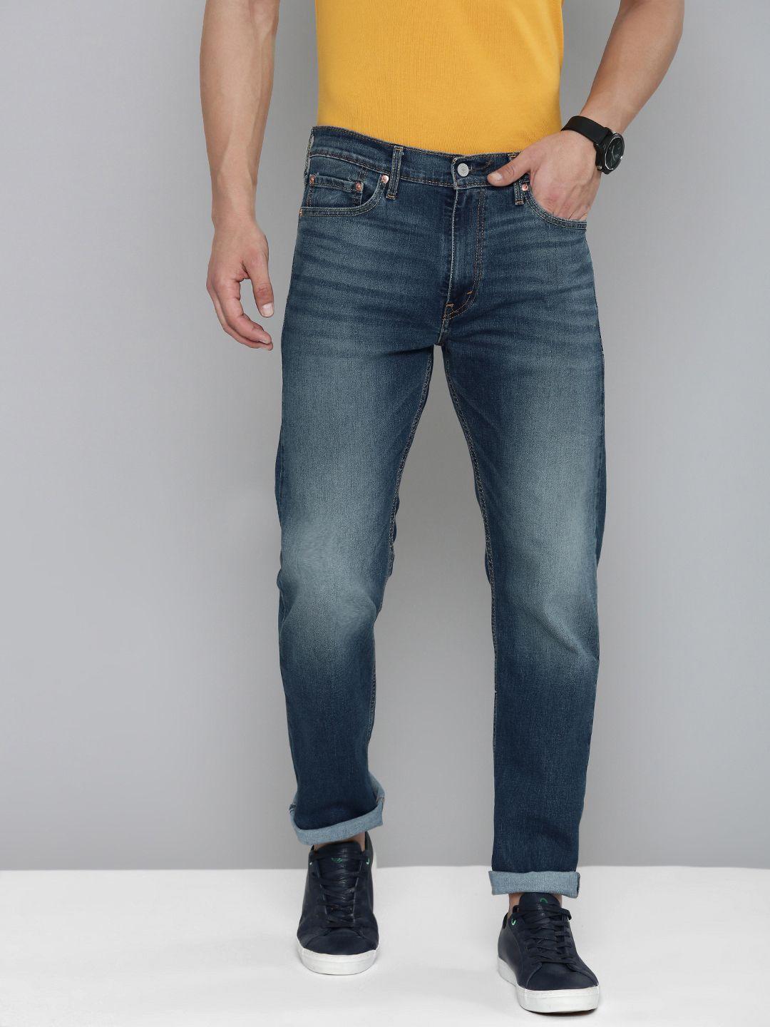 levis men mid rise heavy fade stretchable jeans