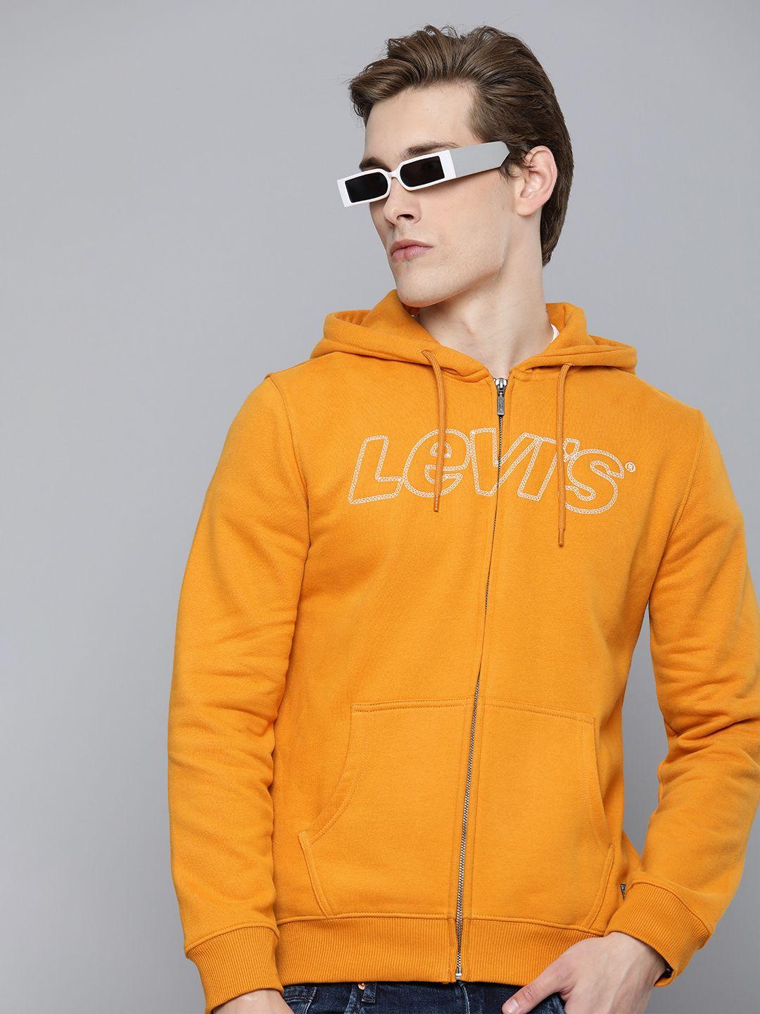 levis men printed hooded sweatshirt
