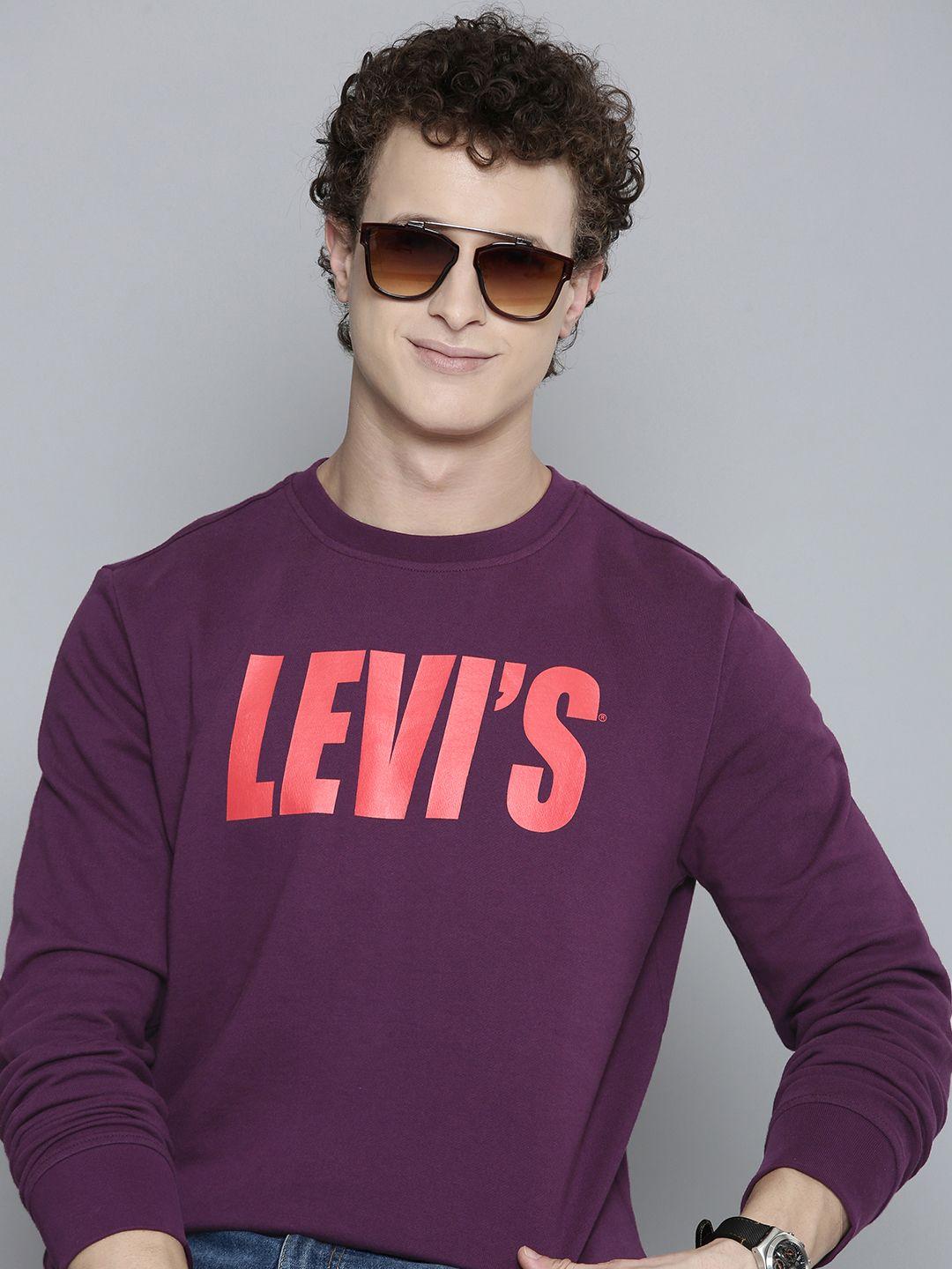 levis pure cotton printed sweatshirt