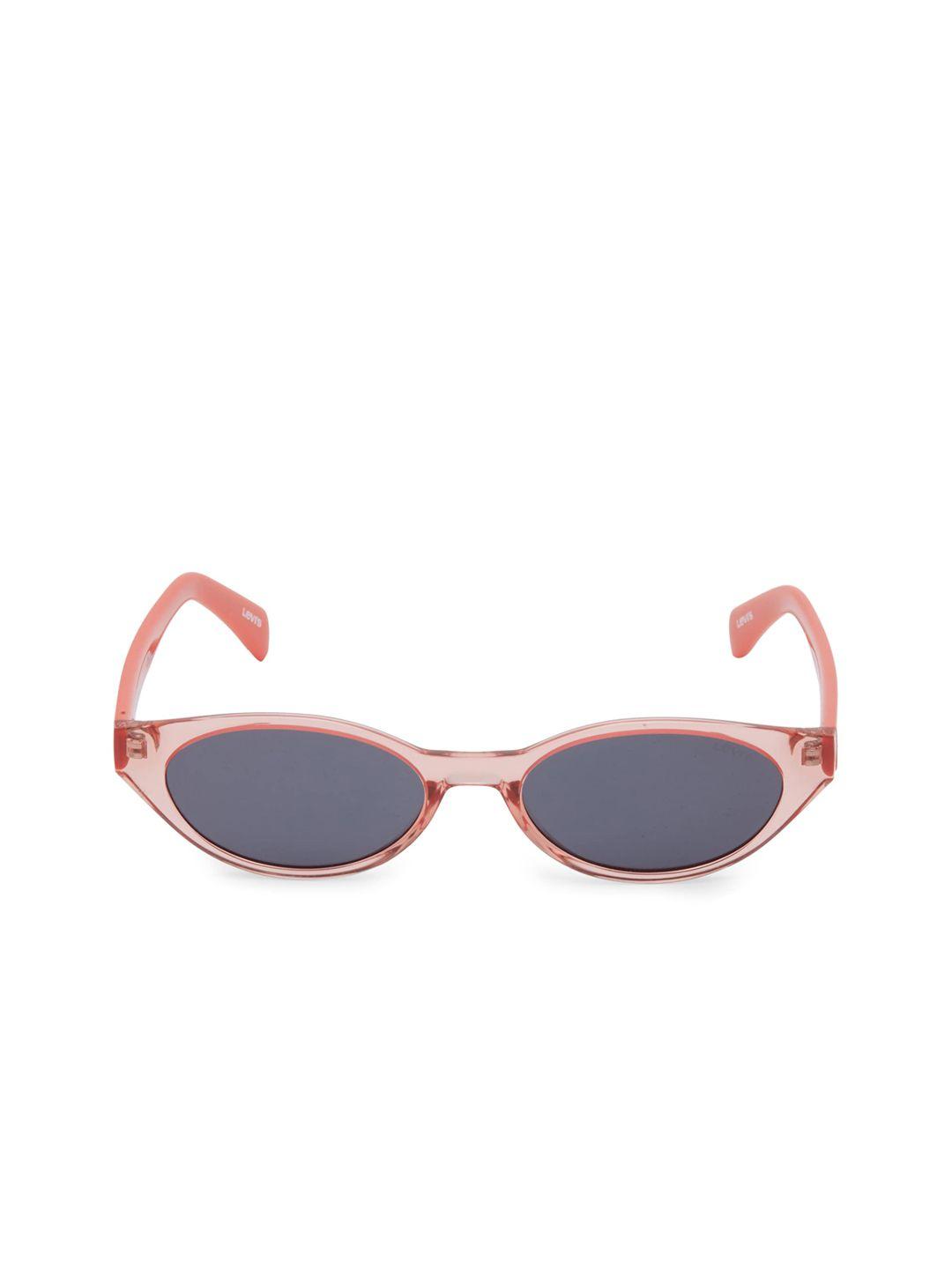 levis women grey cateye uv protected sunglasses lv 1003/s 35j 54ir
