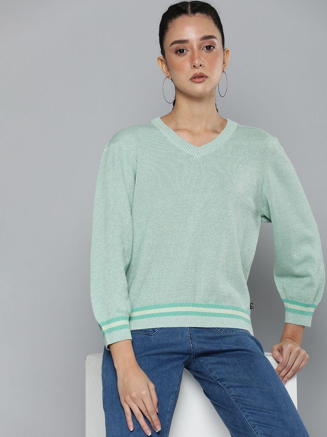 levis women speckled pullover