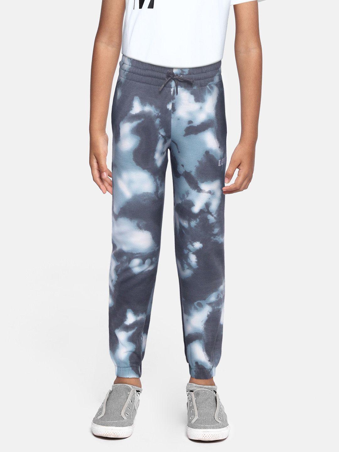 levis boys blue relaxed fit tie & dye joggers