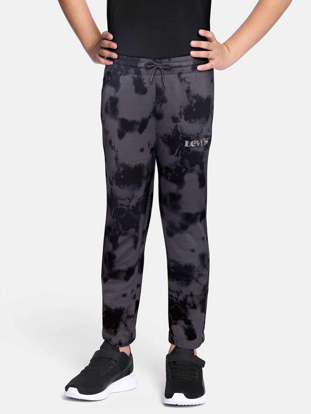 levis boys grey relaxed fit tie & dye joggers