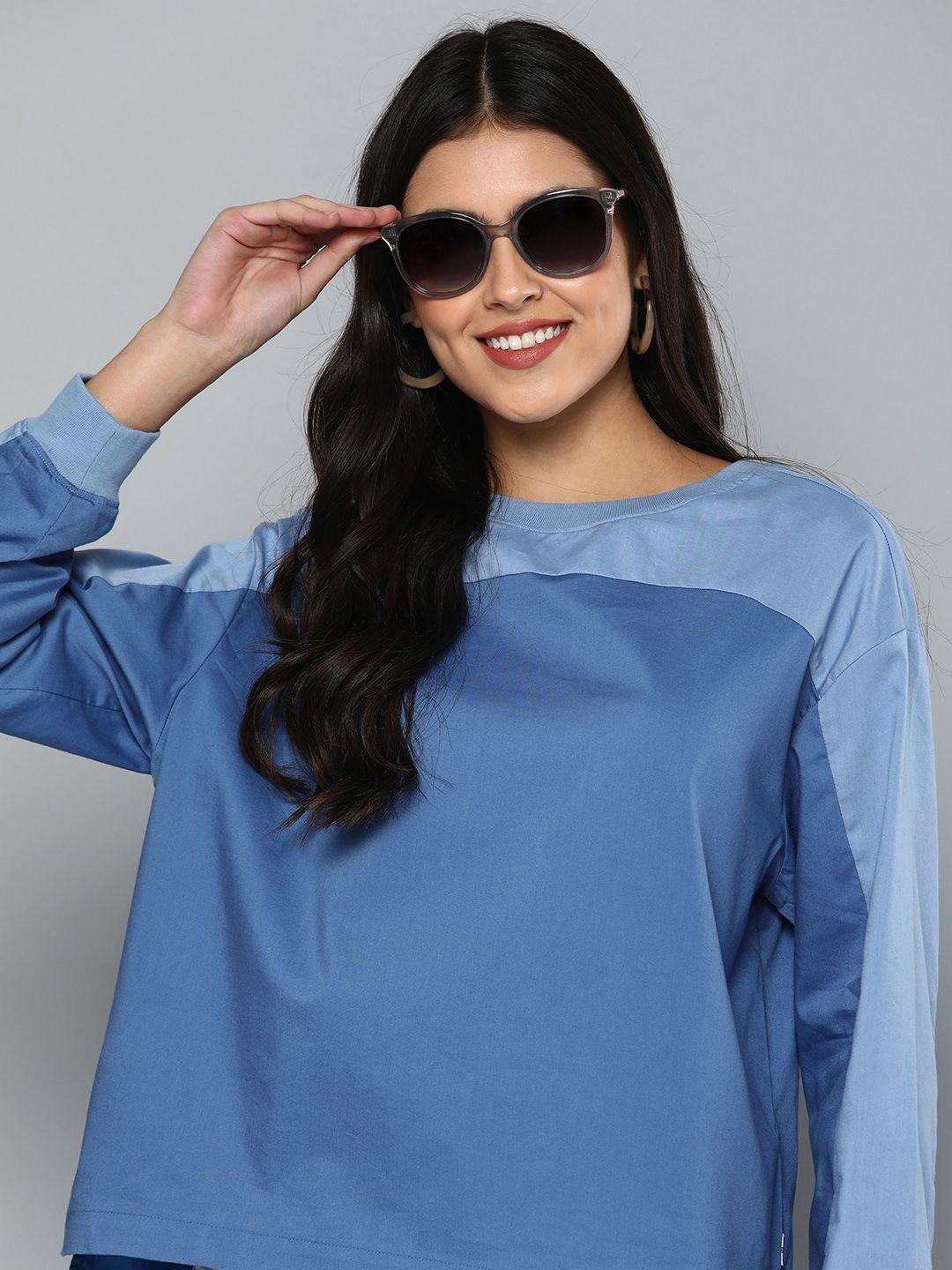 levis colourblocked boxy top