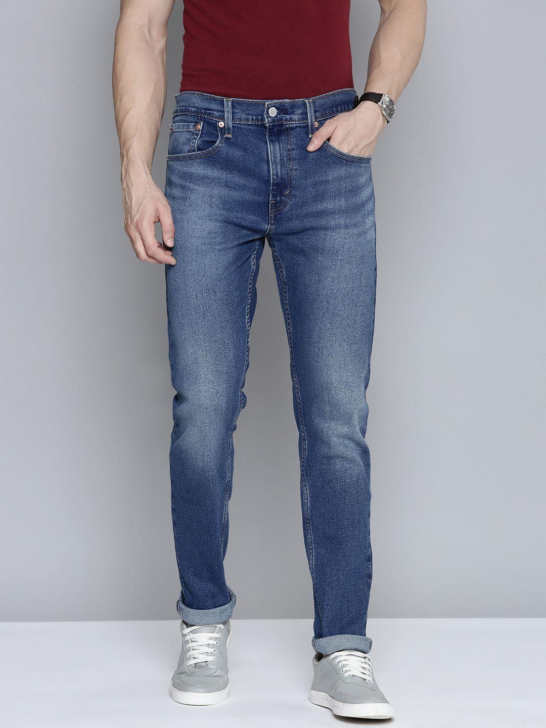 levis men 512 slim fit light fade stretchable jeans