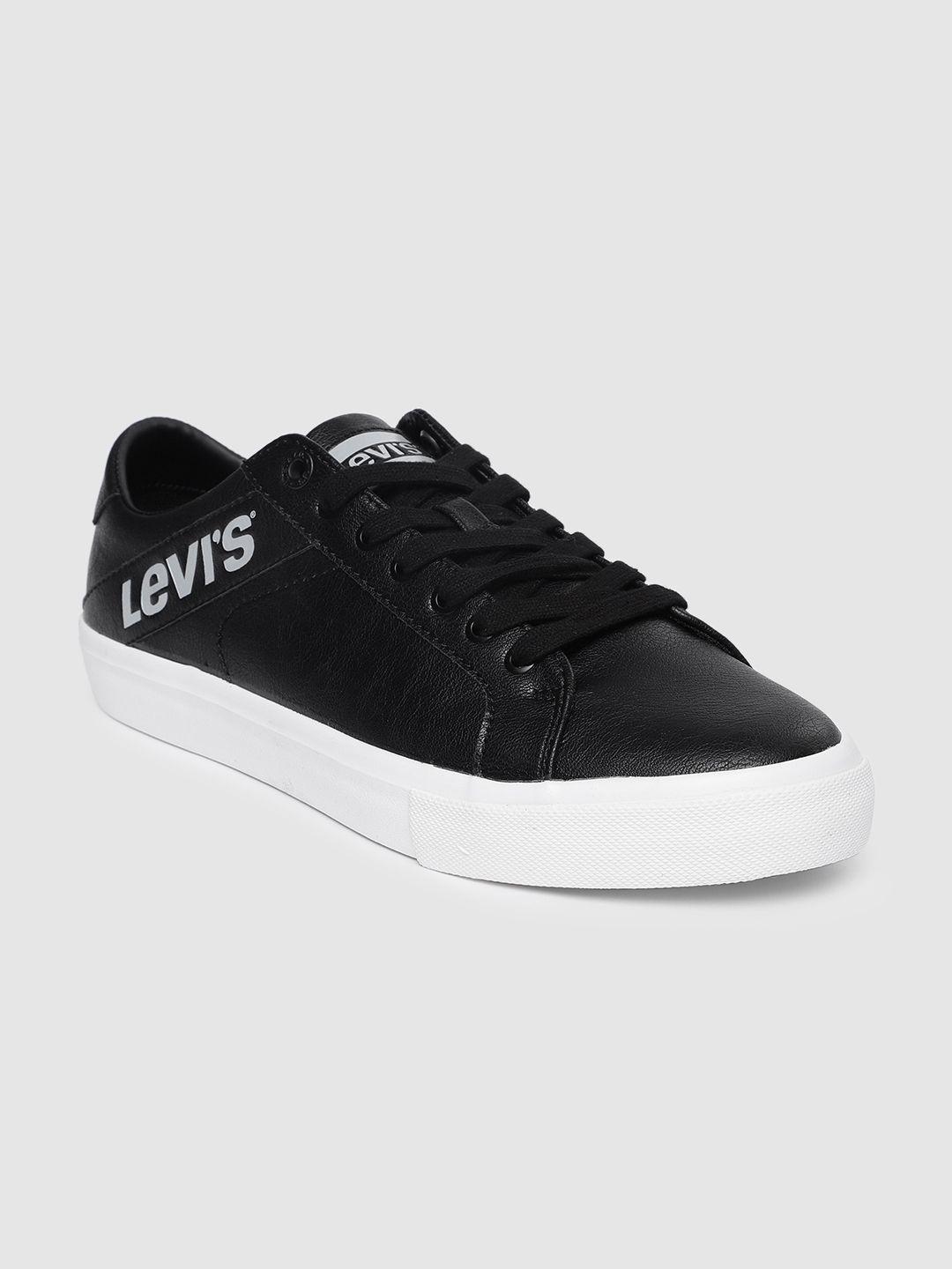 levis men black sneakers