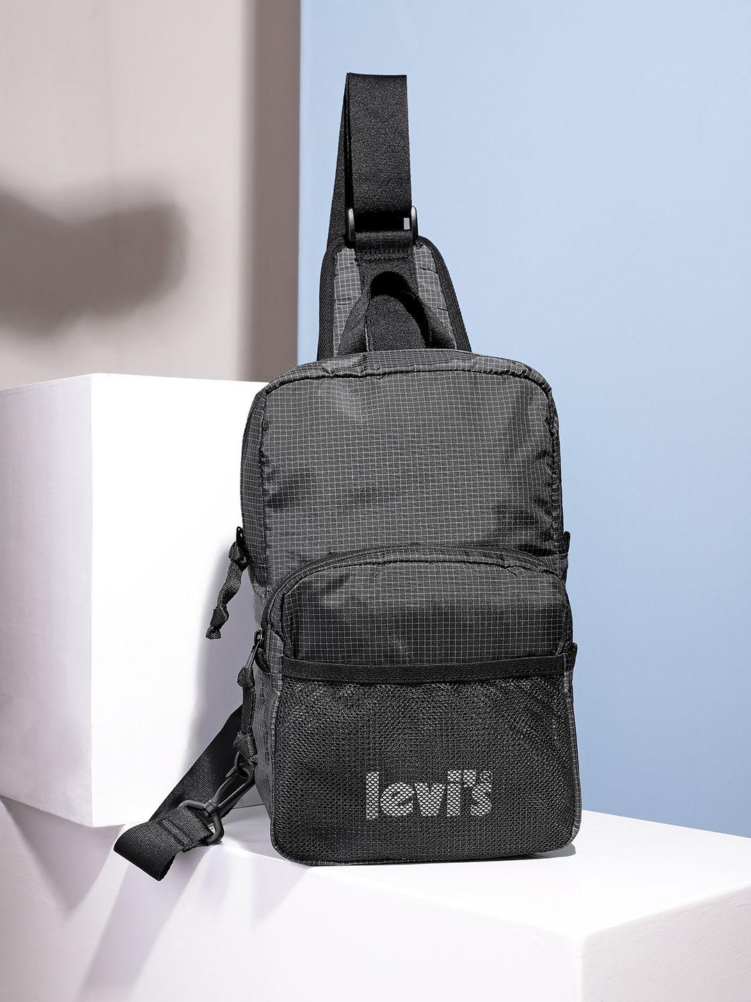 levis men checked backpack - 15 ltr