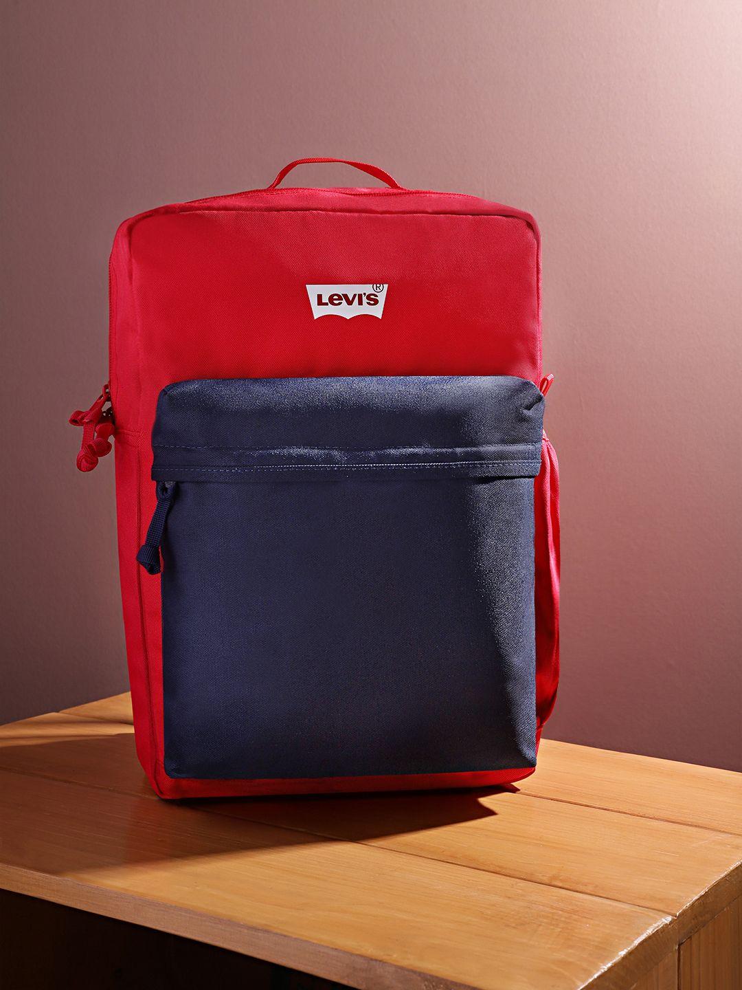 levis men colourblocked backpack