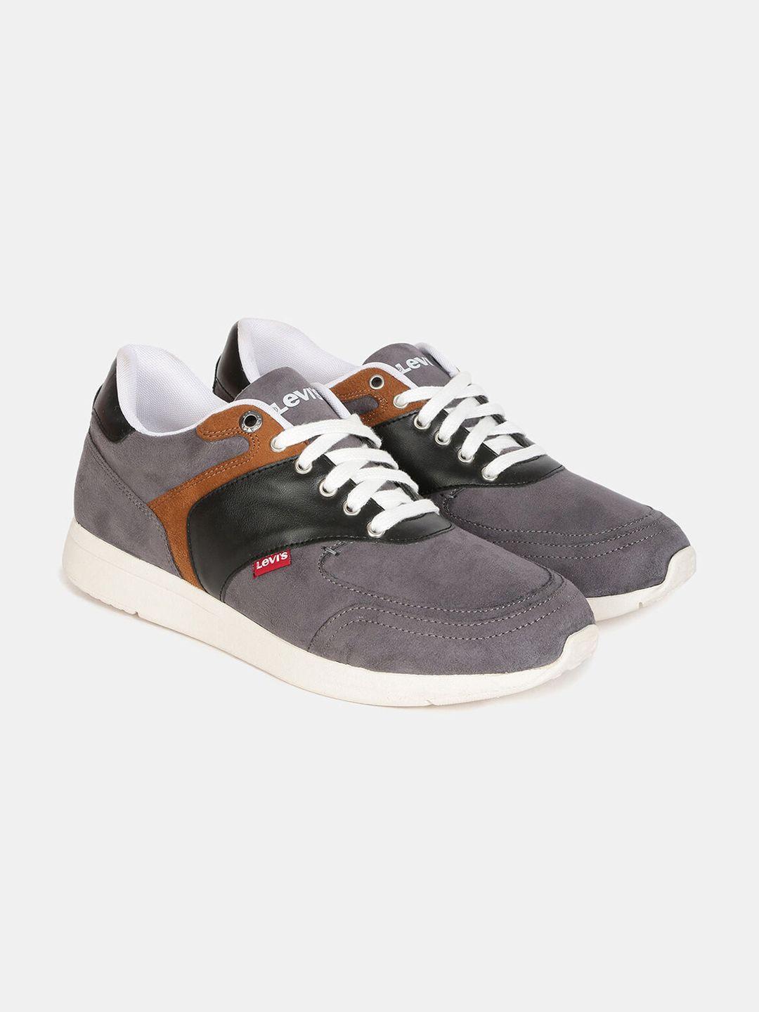 levis men lace-up casual sneakers