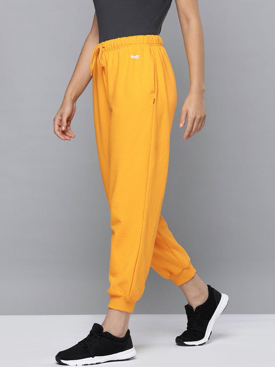 levis women yellow solid joggers