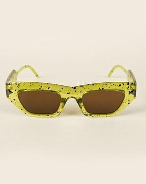 lh077 cat-eye sunglasses with plastic lens