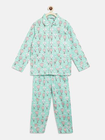 li'l tomatoes kids nightsuit with a surprise gift (set of 2)
