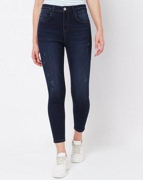 lia lightly washed skinny fit jeans