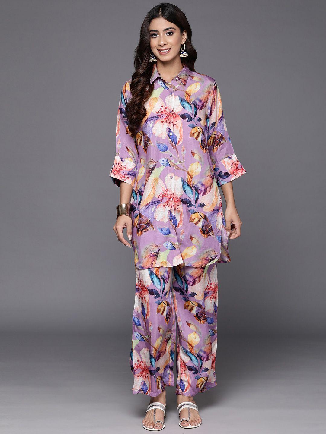 libas floral printed ethnic co-ords