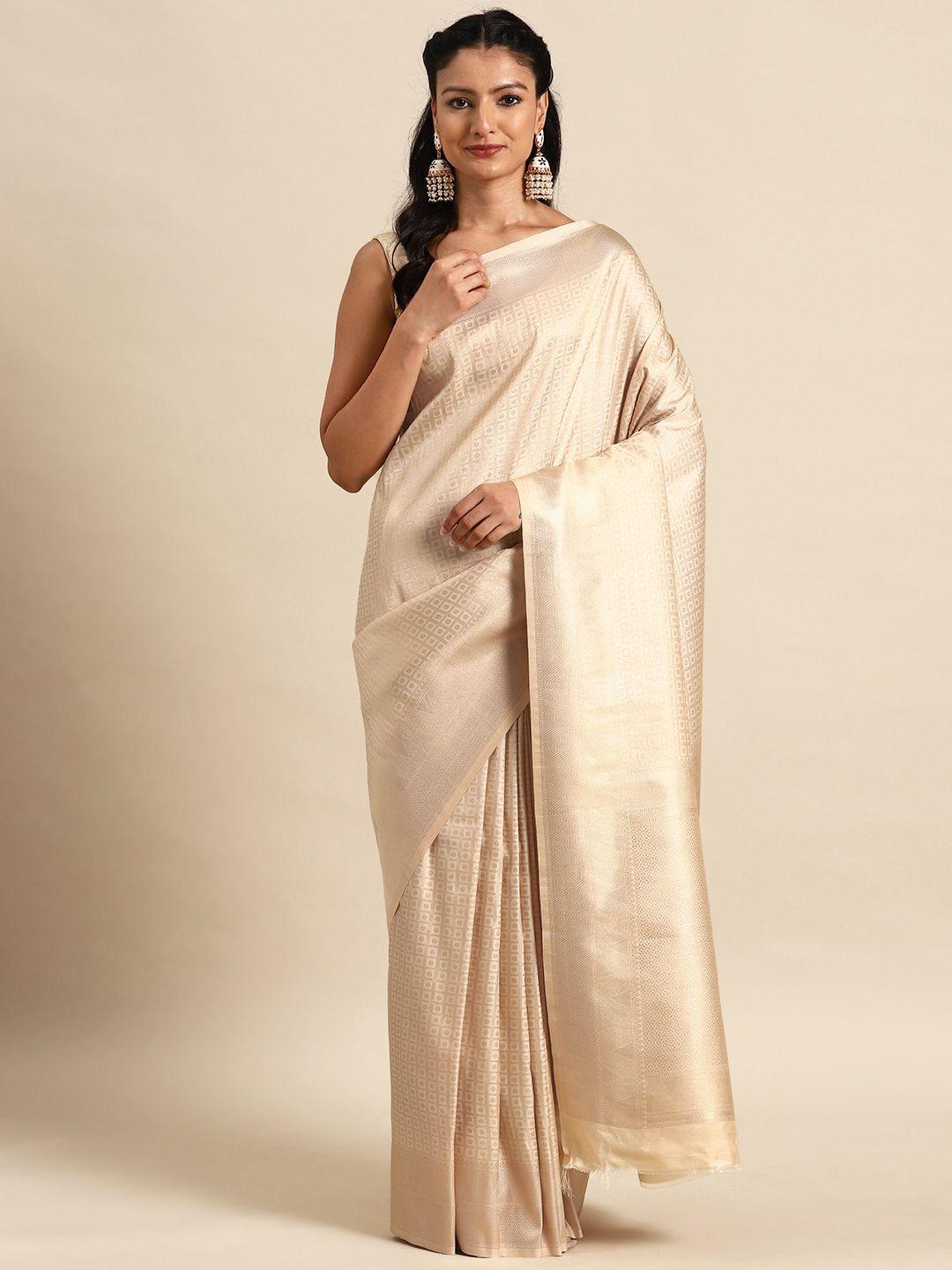 libas zari brocade saree