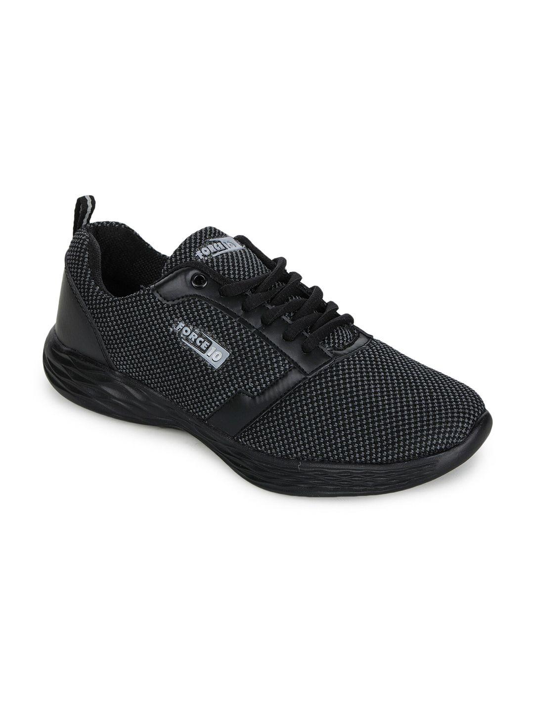 liberty by force 10 men black sports shoe