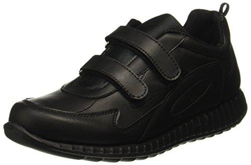 liberty kids 9906-02t-v black school shoes - 6 uk