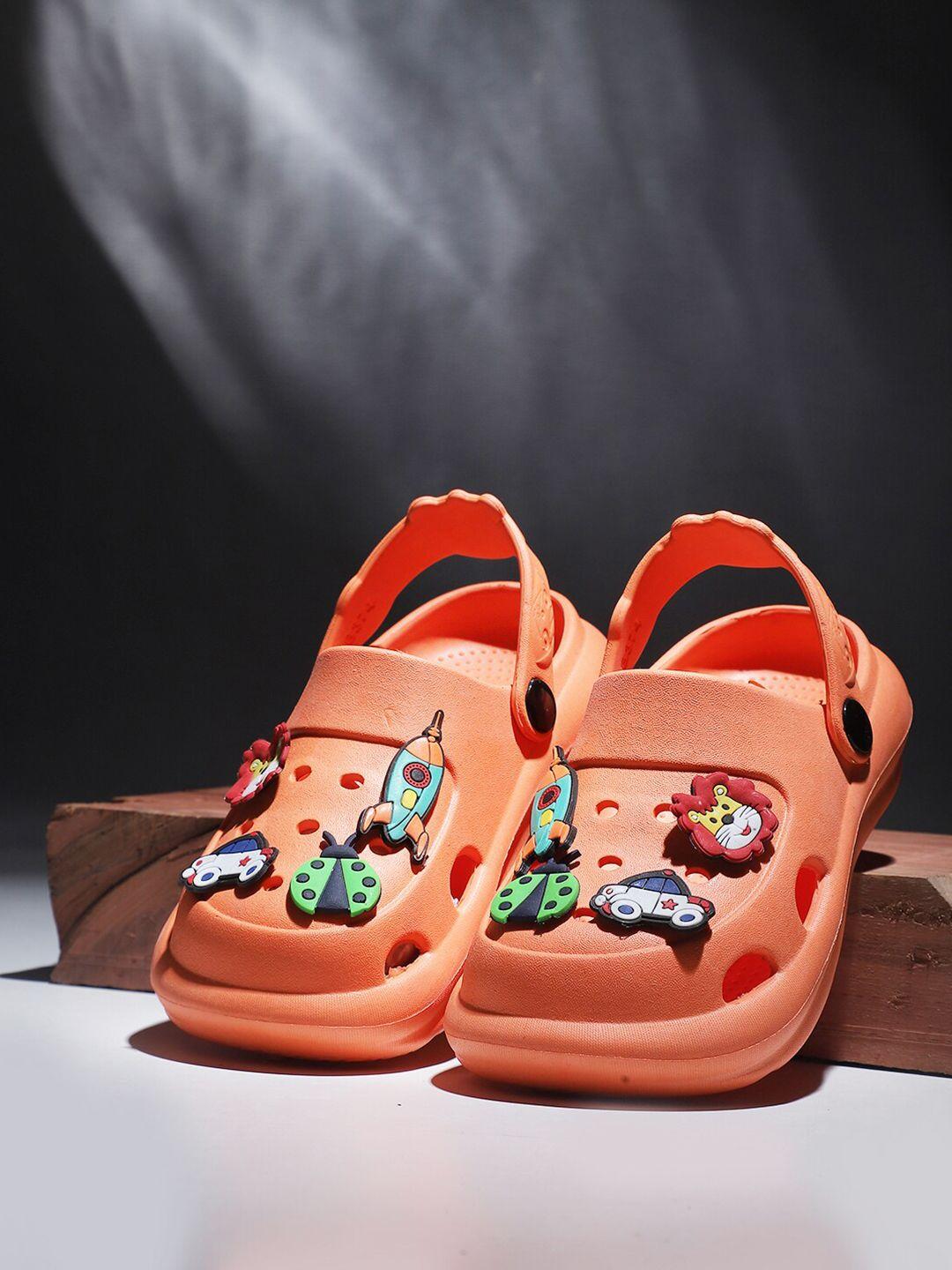 liberty kids applique embellished clogs