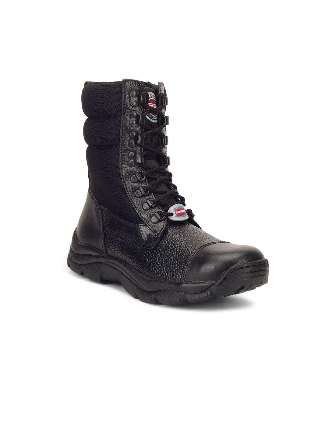 liberty men black high-top flat boots