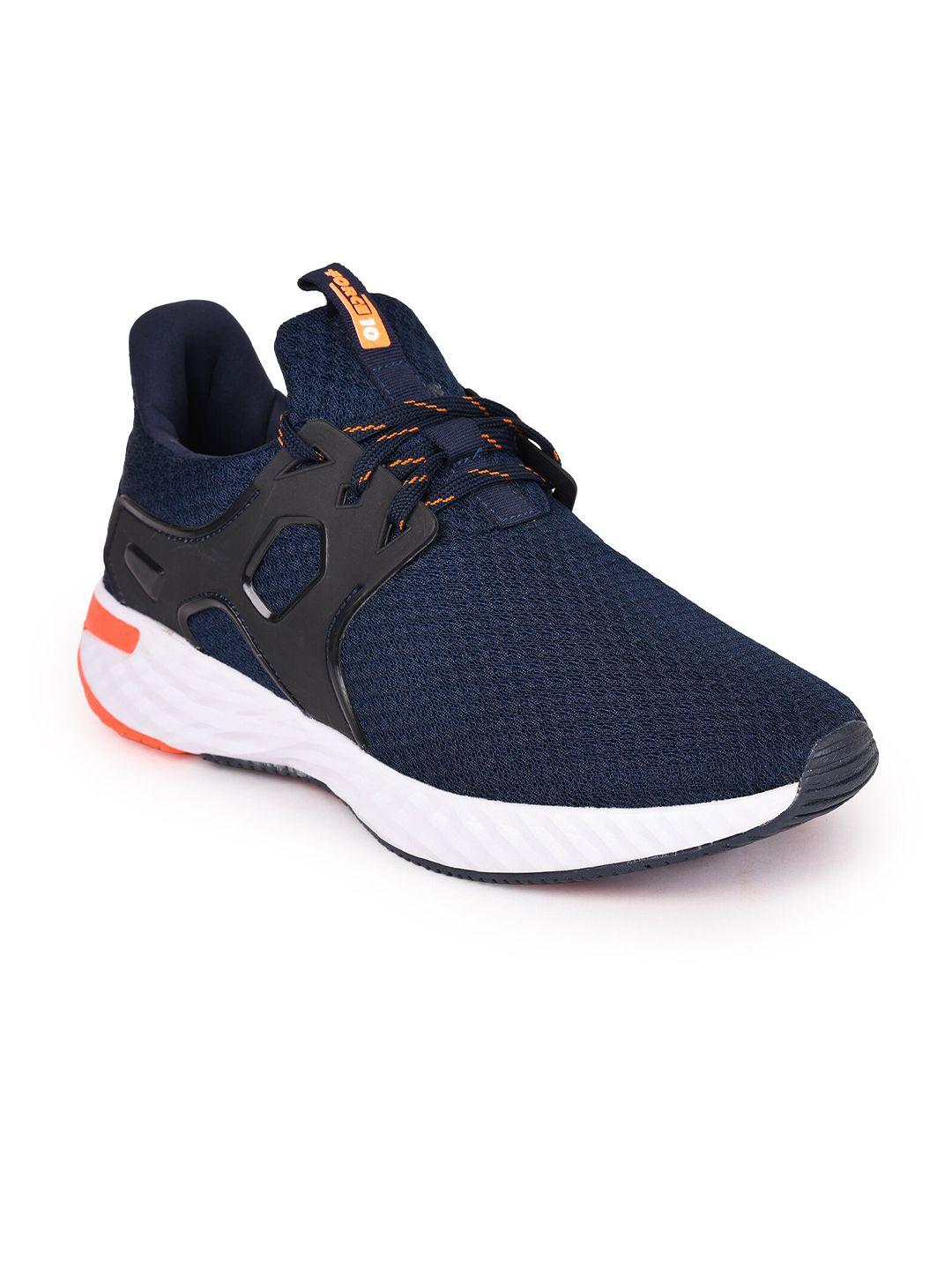 liberty men navy blue mesh running non-marking shoes