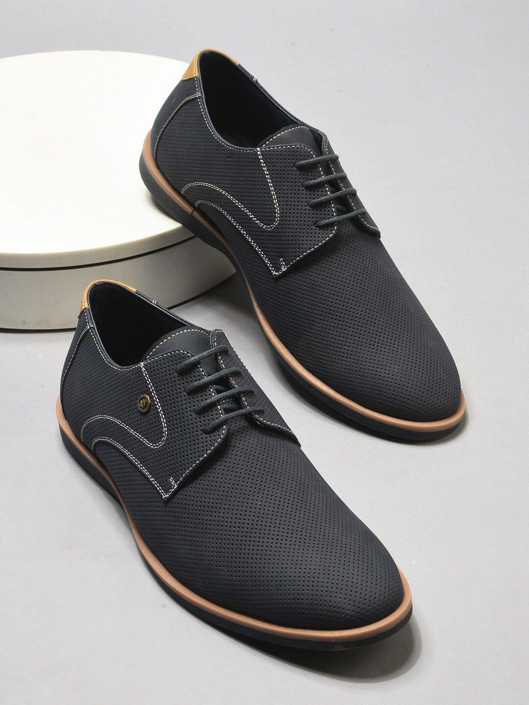 liberty men perforated lace-up derbys