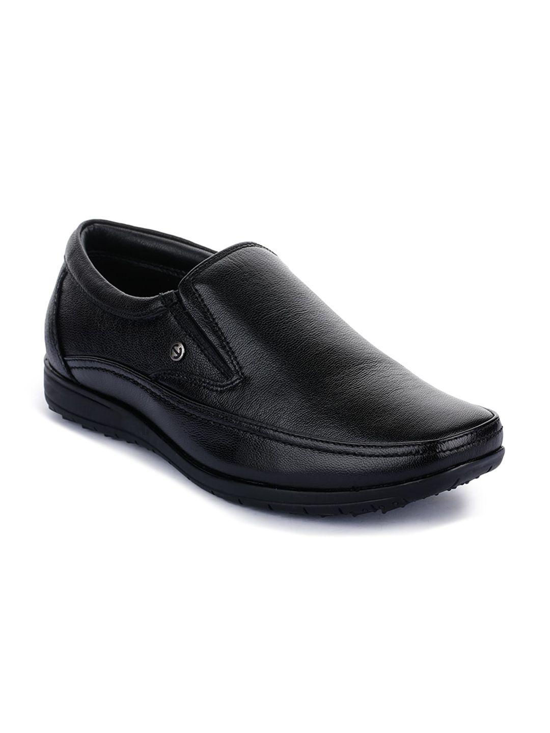 liberty men textured leather formal slip-on shoes
