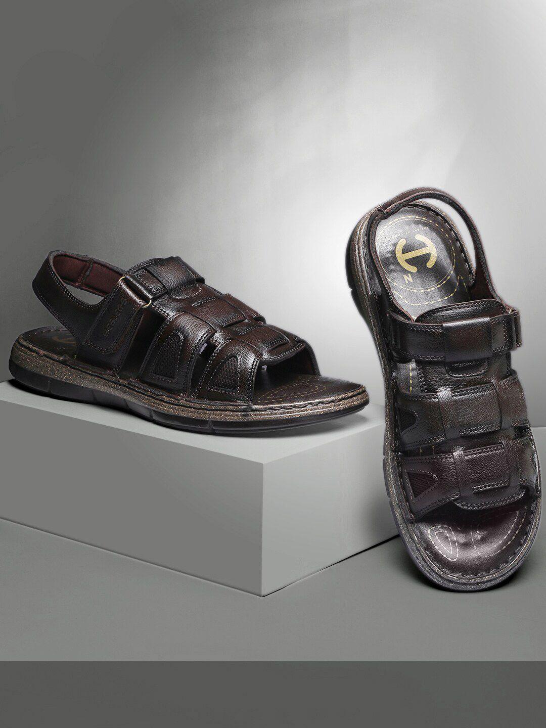 liberty textured velcro comfort sandals