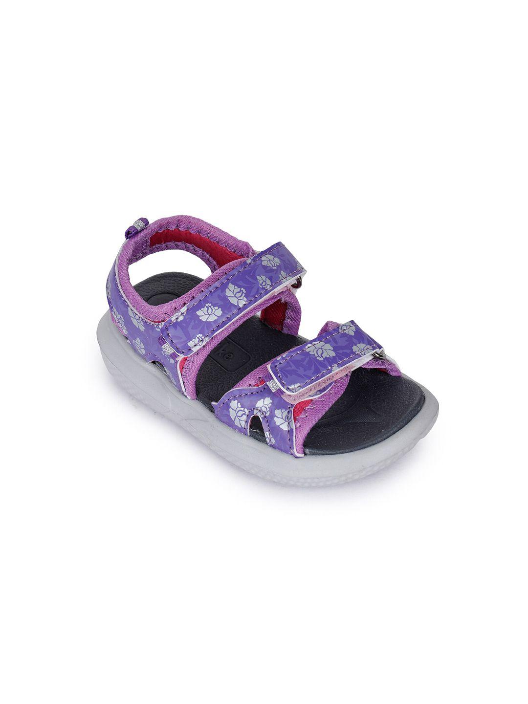 liberty unisex kids purple & black comfort sandals