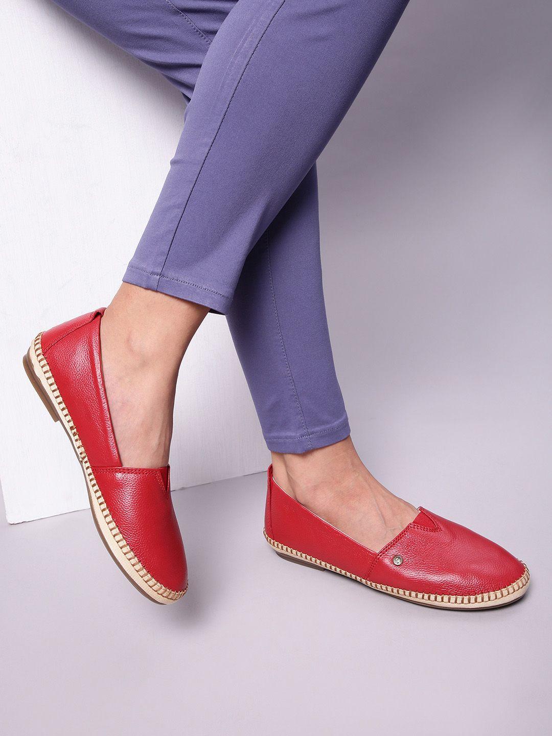 liberty women red mules flats