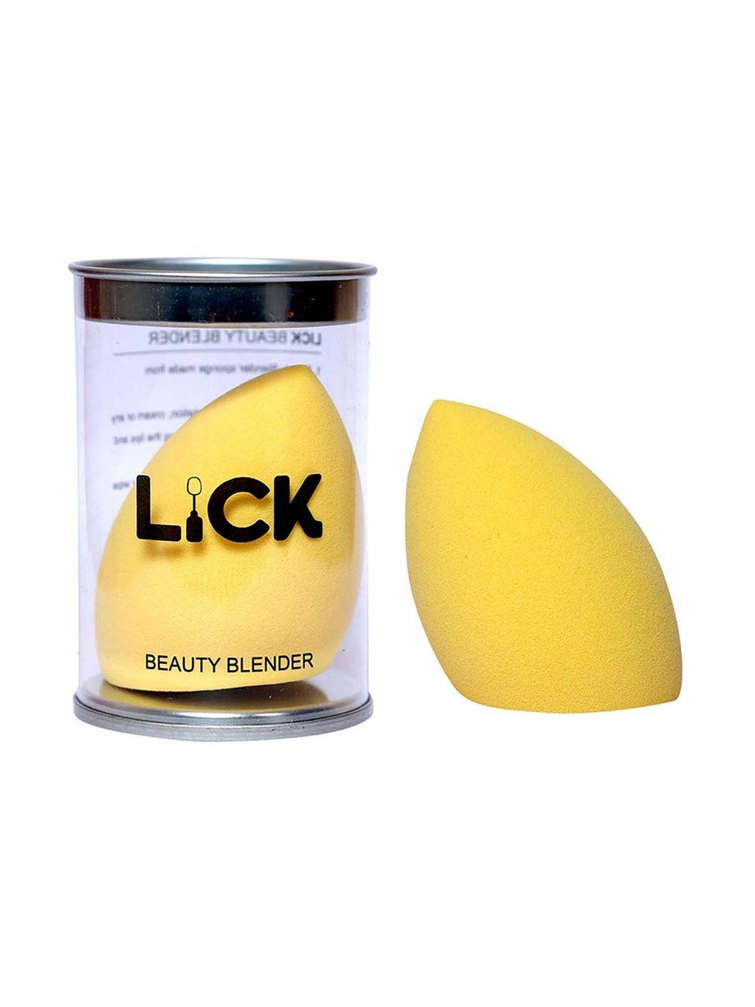 lick beauty blender sponge - yellow
