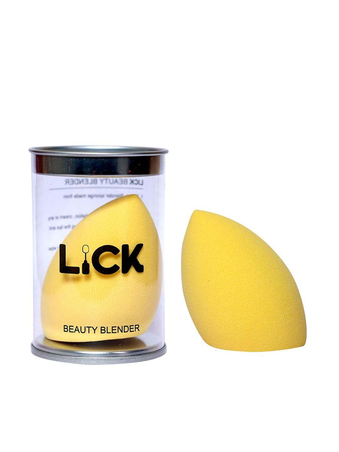 lick beauty blender sponge - yellow