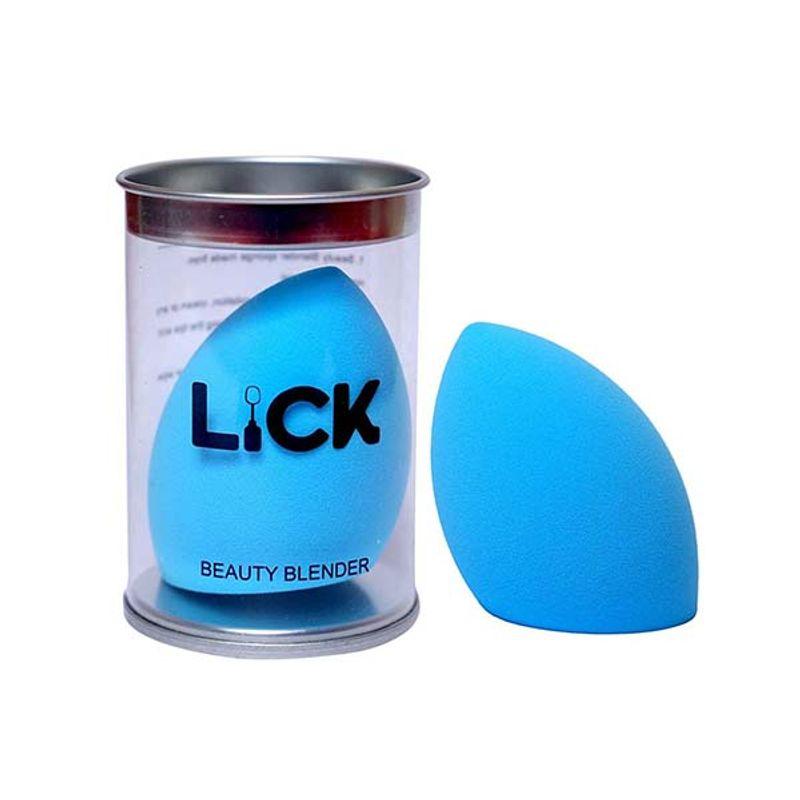 lick blue sponge beauty blender puff