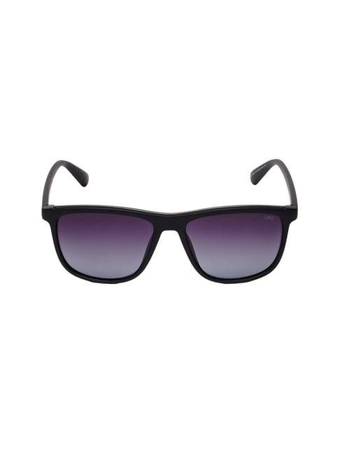 life black rectangular sunglasses for men