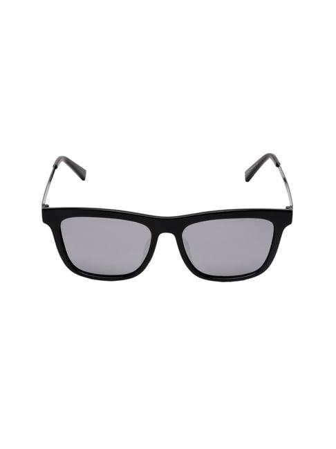 life black square sunglasses for men