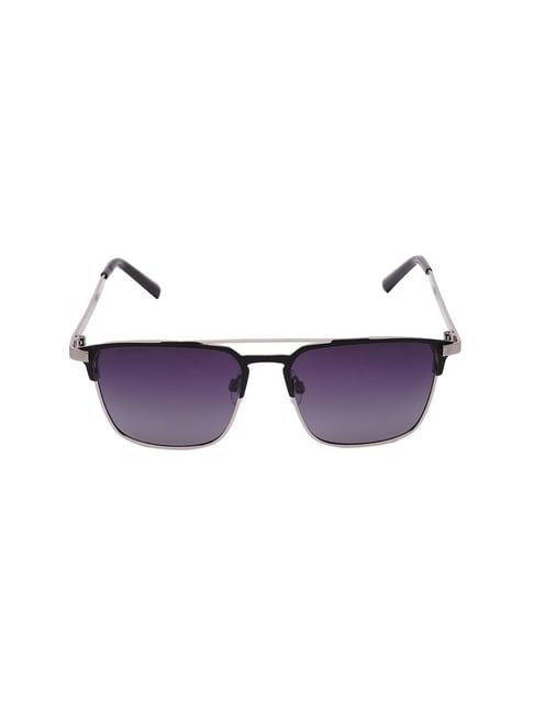 life black square sunglasses for men