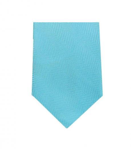 light blue dapper striped slim silk tie