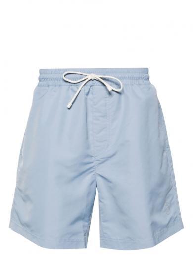 light blue logo swim shorts