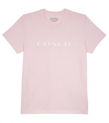light pink crewneck t-shirt