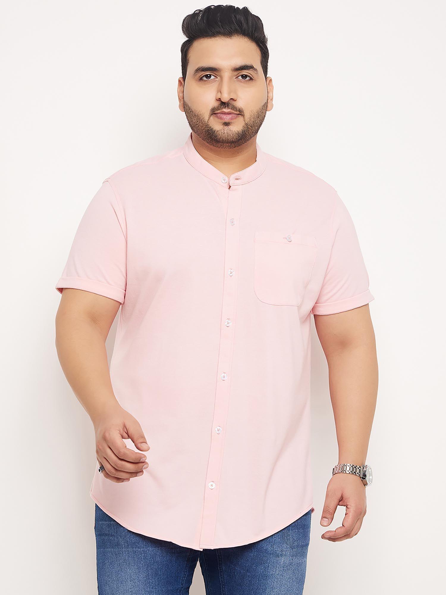 light pink plus size shirt