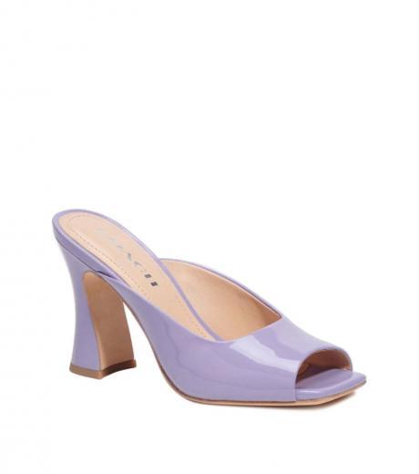 light purple laurence leather heels