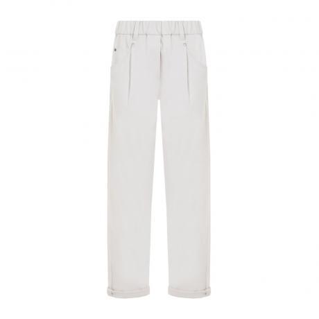 light beige cotton pants