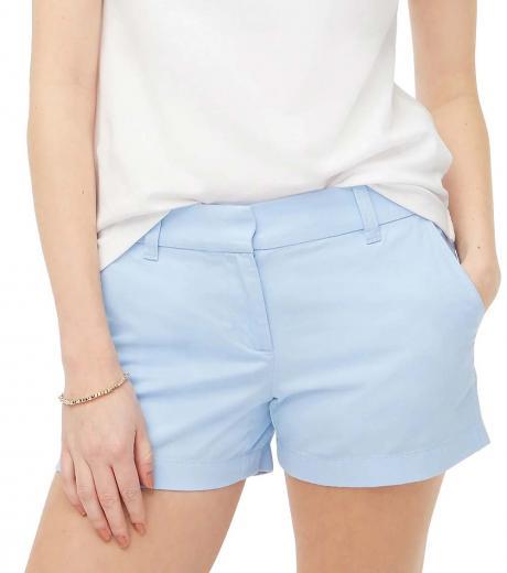 light blue classic chino shorts