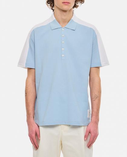 light blue classic fit polo