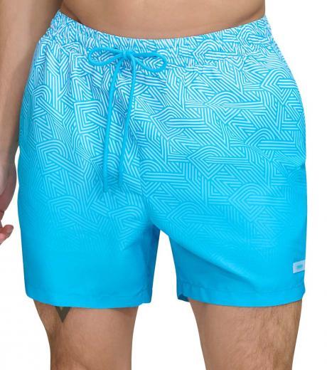 light blue crosswalk swim trunks