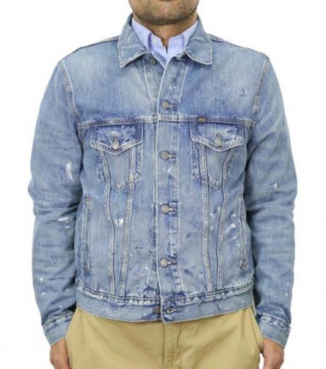 light blue denim jacket