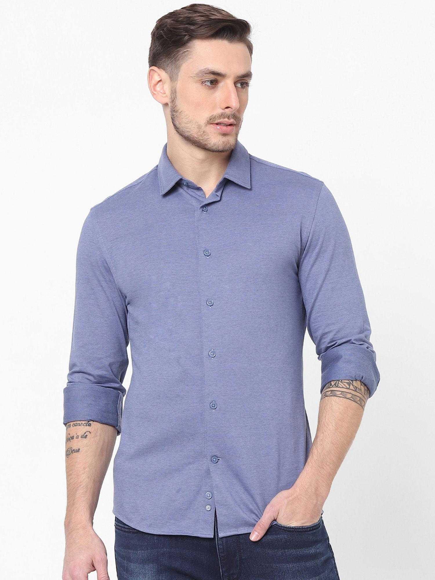 light blue full sleeved shirt