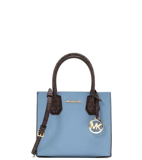 light blue mercer mini satchel