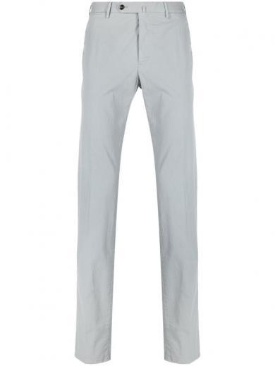 light blue slim fit trousers