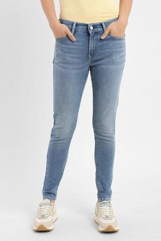 light blue solid jeans